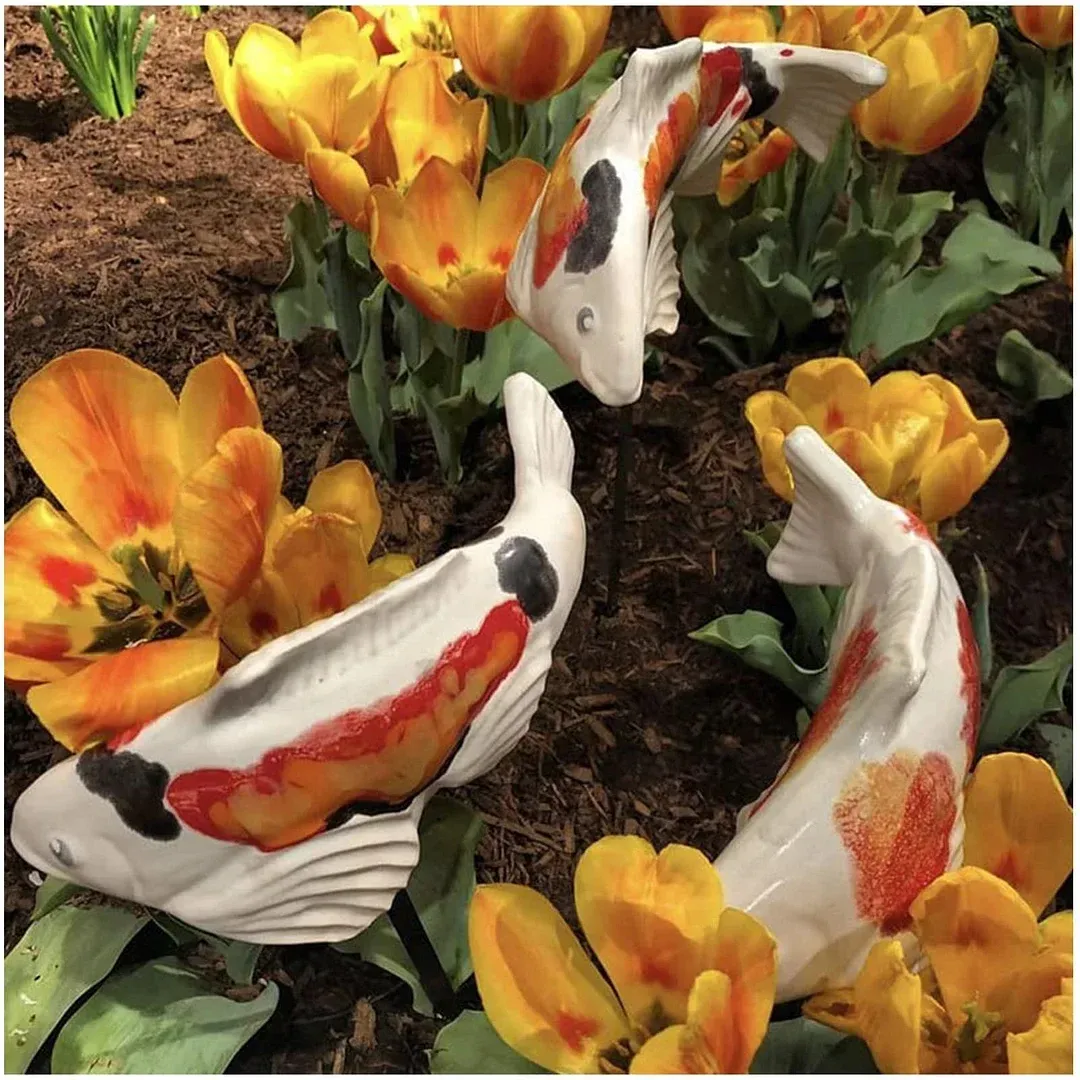 Hot Sale Koi fish garden art decoration